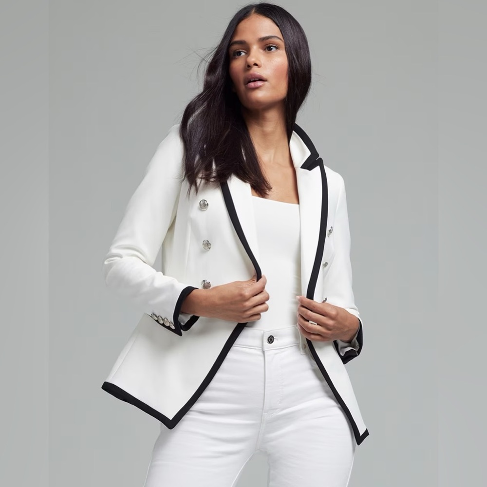 NWT WHBM CONTRAST STUDIO BLAZER - Picture 1 of 6